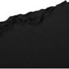 POPZONE Women's Ribbed Knit Tee