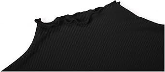 POPZONE Women's Ribbed Knit Tee