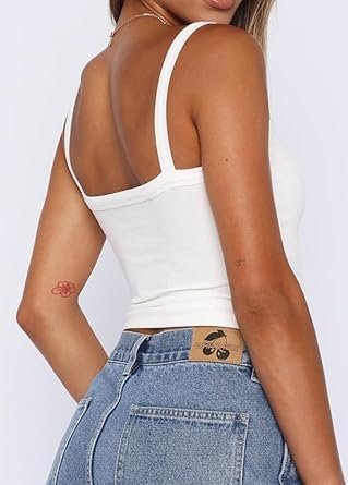 iGENJUN Women's Ribbed Tank Top