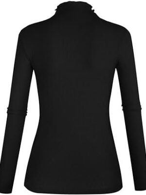 POPZONE Women's Ribbed Knit Tee