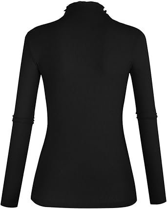 POPZONE Women's Ribbed Knit Tee