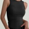 ANRABESS Womens Sleeveless High Neck Tank Tops