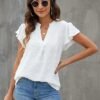 Blooming Jelly Women's White Blouse