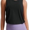 CRZ YOGA Pima Cotton Cropped Tank
