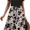 Zeagoo Women's Midi Dress with Pockets 2025