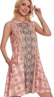 Summer Dresses for Women - Boho Sleeveless Sundresses
