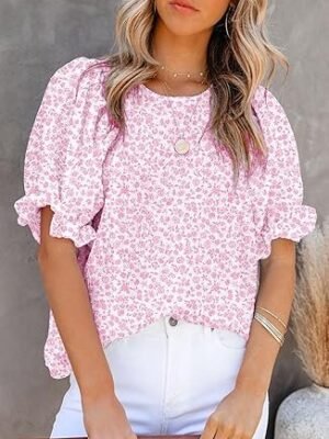 Dokotoo Women's Floral Blouse