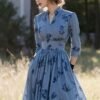 Elegant Eid V-Neck Long Dress
